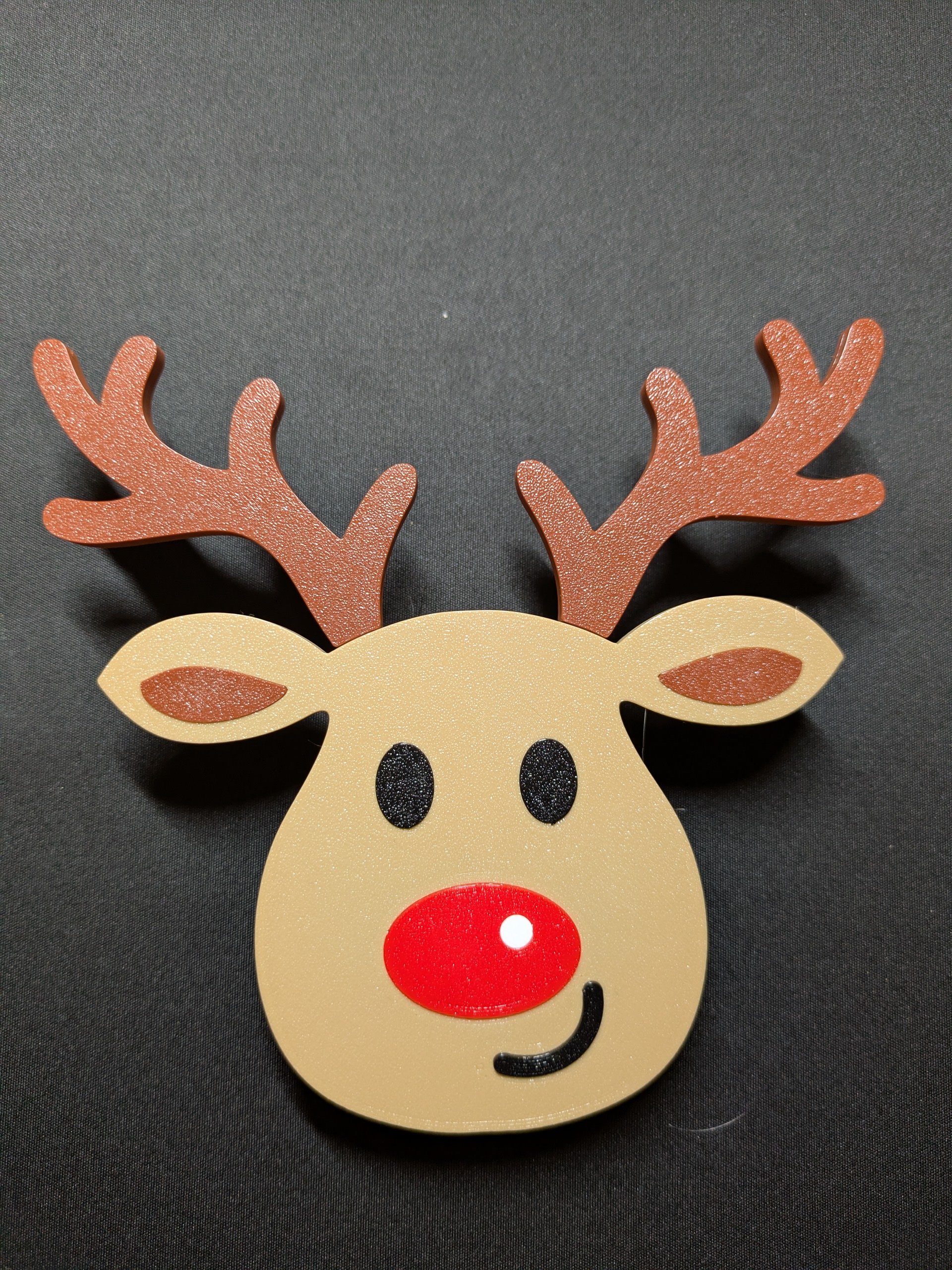 Xmas Rudolph Reindeer Ornament for LEGO Wreath