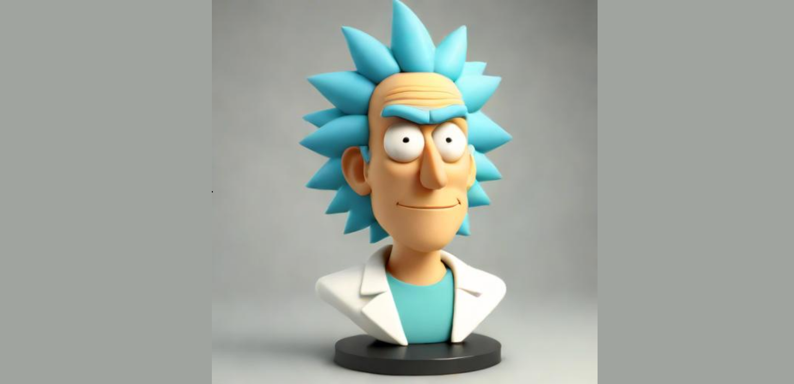 Bust Rick Sanchez (Rick and Morty)