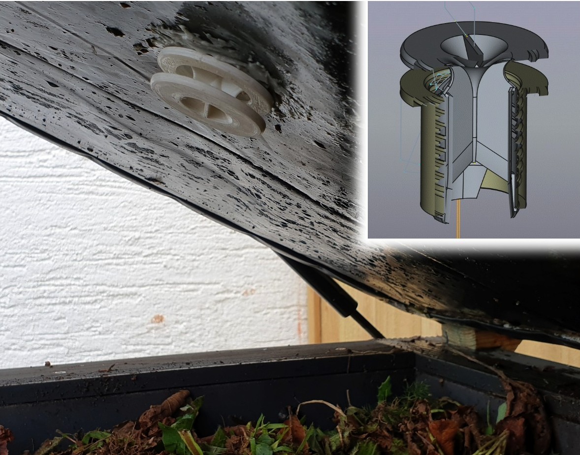Adjustable Vent : Twist action open/shut