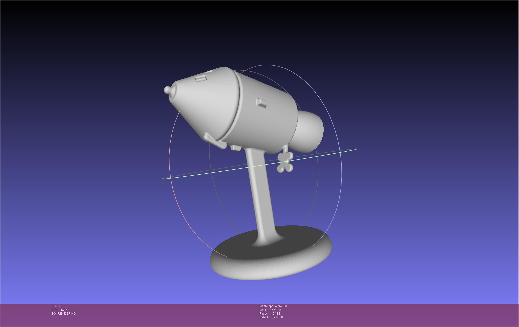 Apollo Command Module Printable Board Game Scale Space Race Micro Miniature