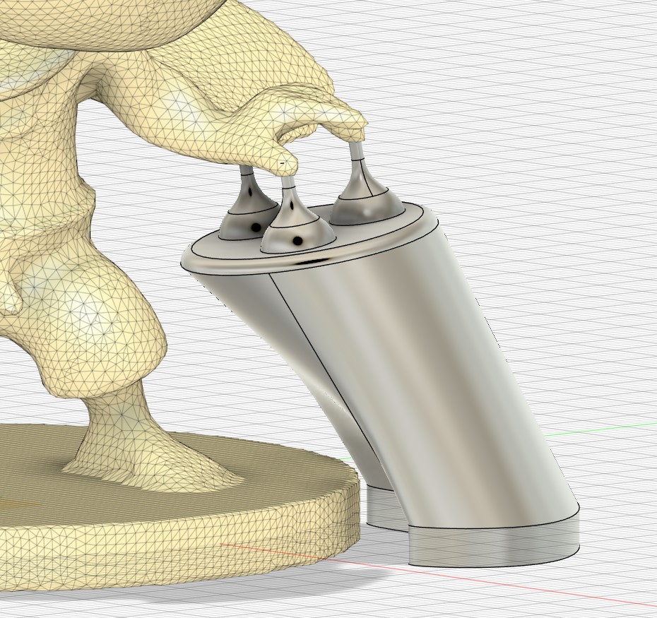 Support Nub Tool Parametric Circular Array (Fusion 360)
