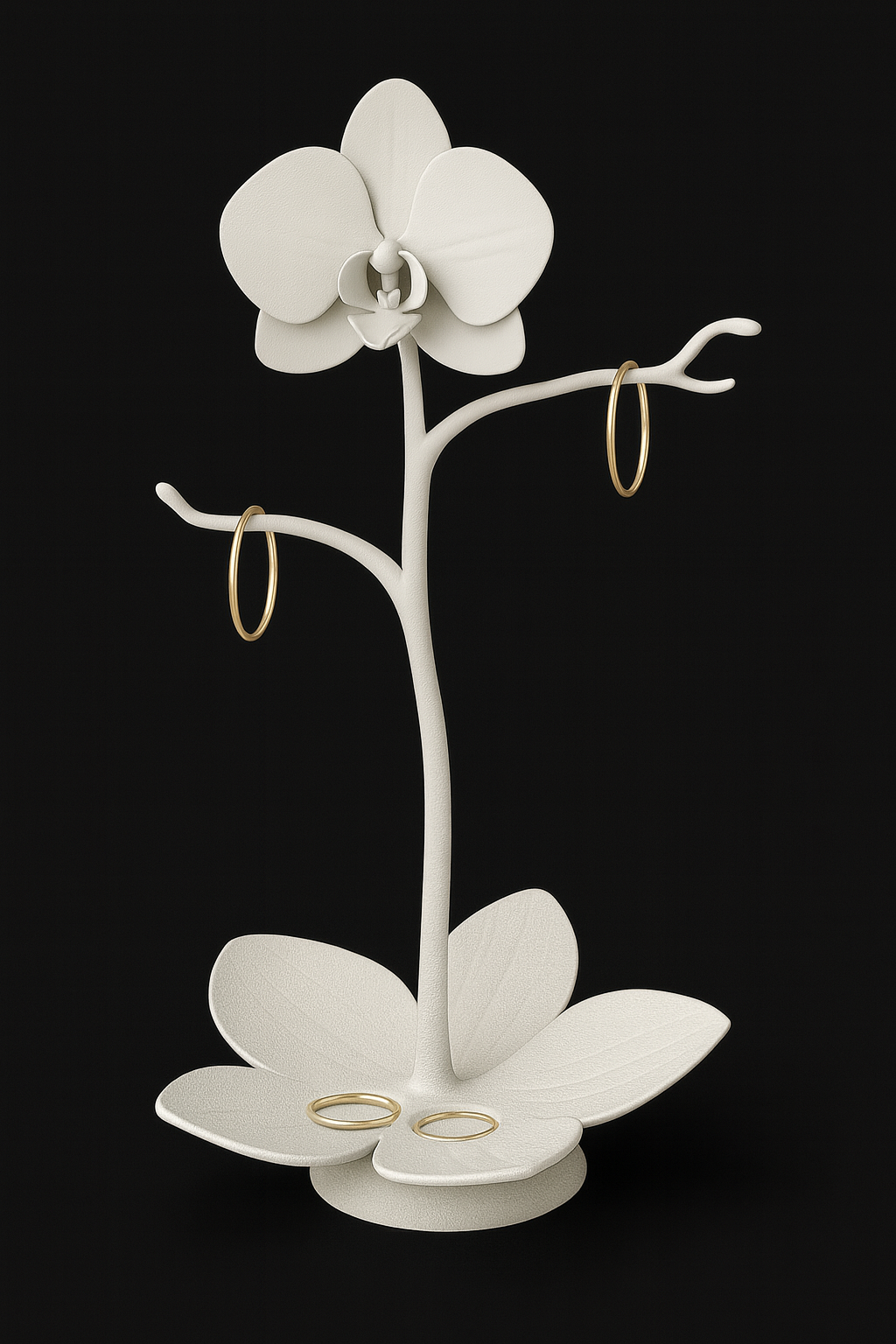 Elegant Orchid Jewelry Stand