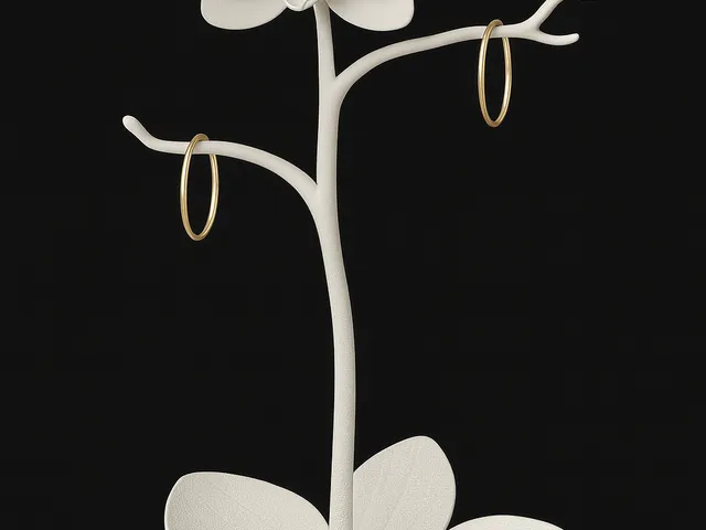 Elegant Orchid Jewelry Stand