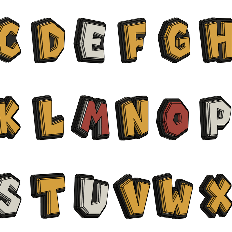 Super Mario Custom 3D-Nameplate/Sign by christofferrap | Download free ...