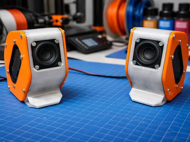 Compact Portable 3D Printed Speaker