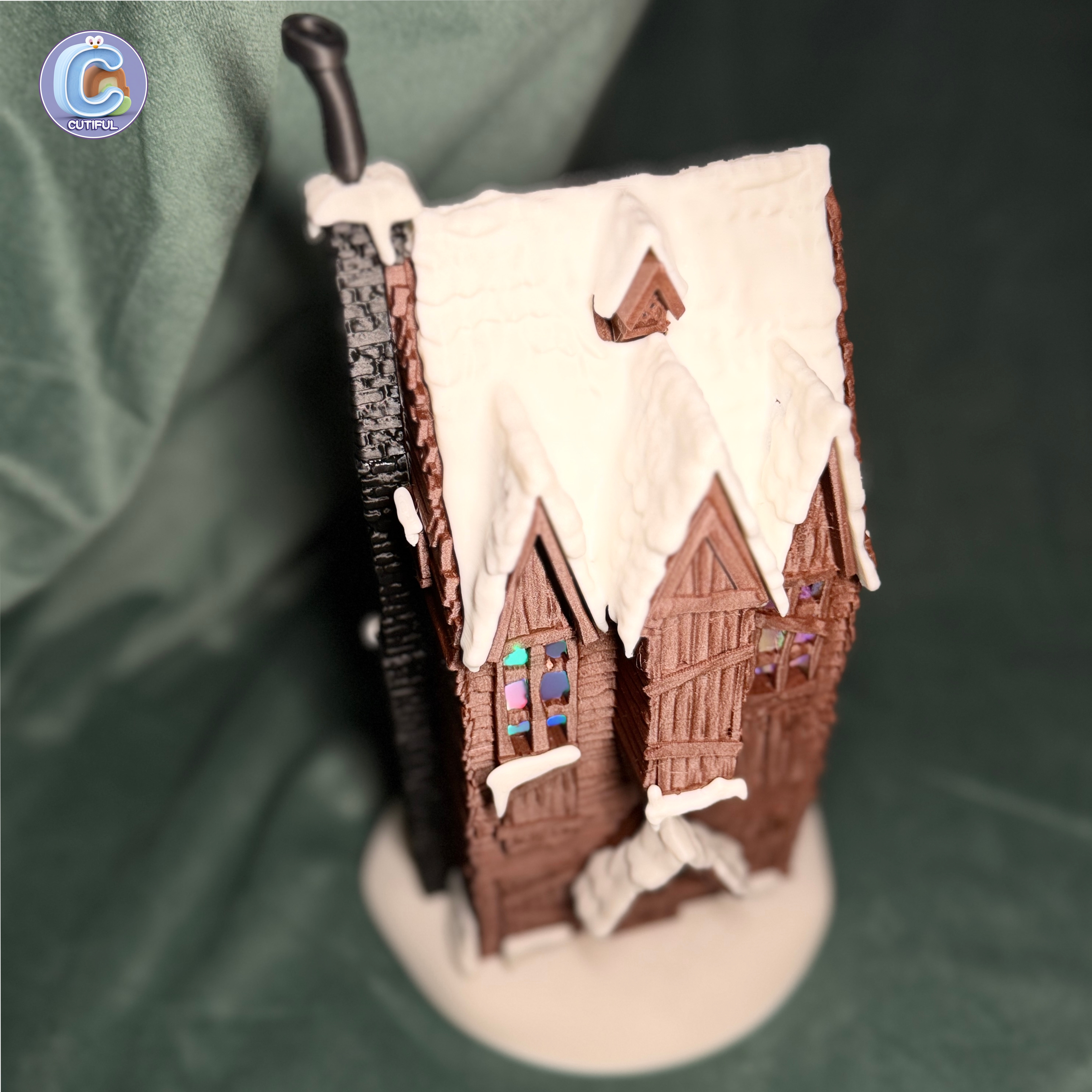 Shrieking Shack – No MMU -Harry Potter Haunted House – Multicolor – Wizard Village Diorama — thumbnail 8