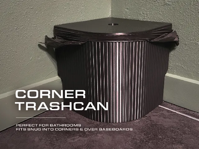 Corner Trashcan