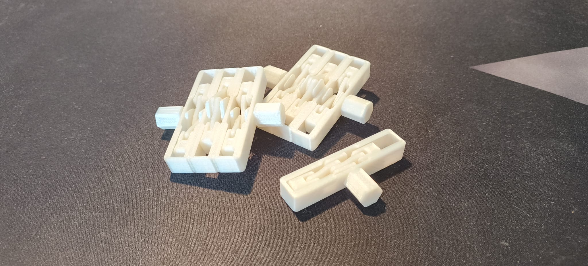 Fidget Flat 6 (based on Mars3D's Motor Fidget) - Print in Place