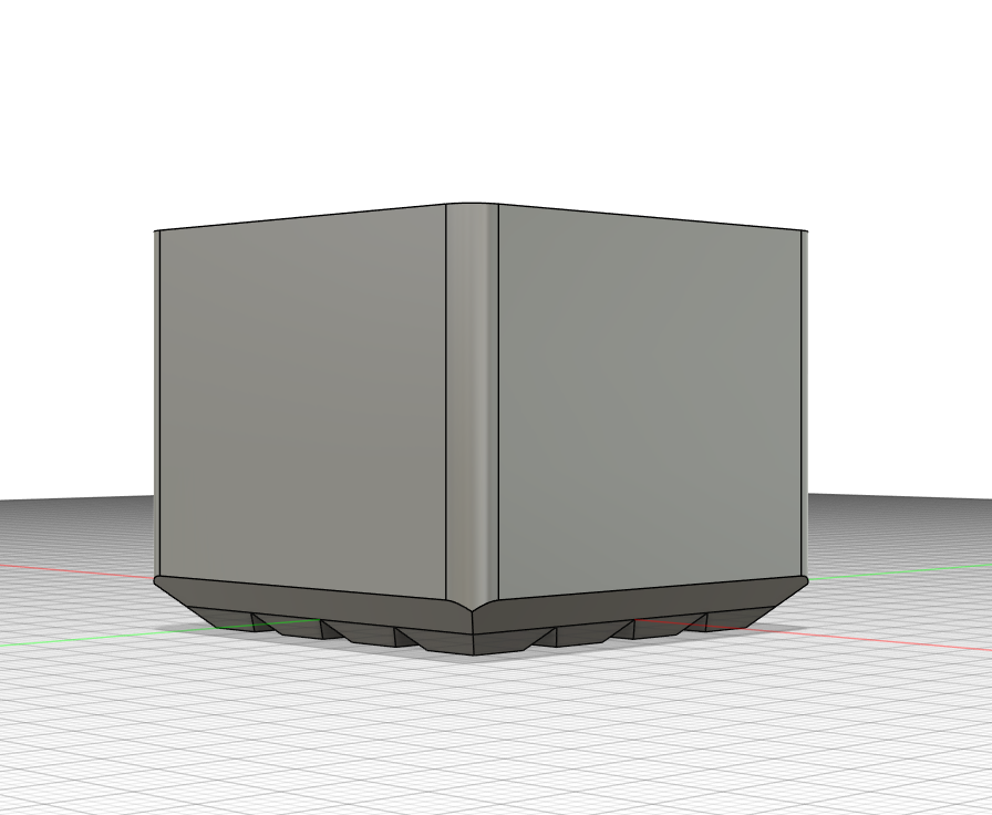 TPU Grip Sock for Furniture Legs 3D model
