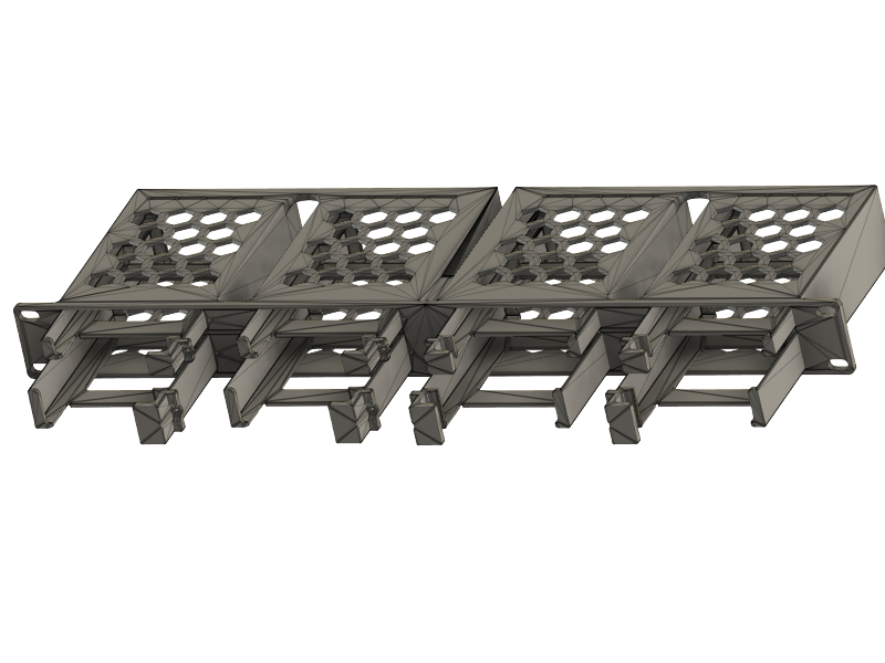 19 - inch Rackmount External 2.5 + ssd Hard Disk Cage