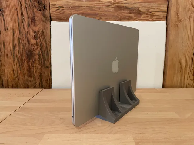 Vertical Macbook laptop stand