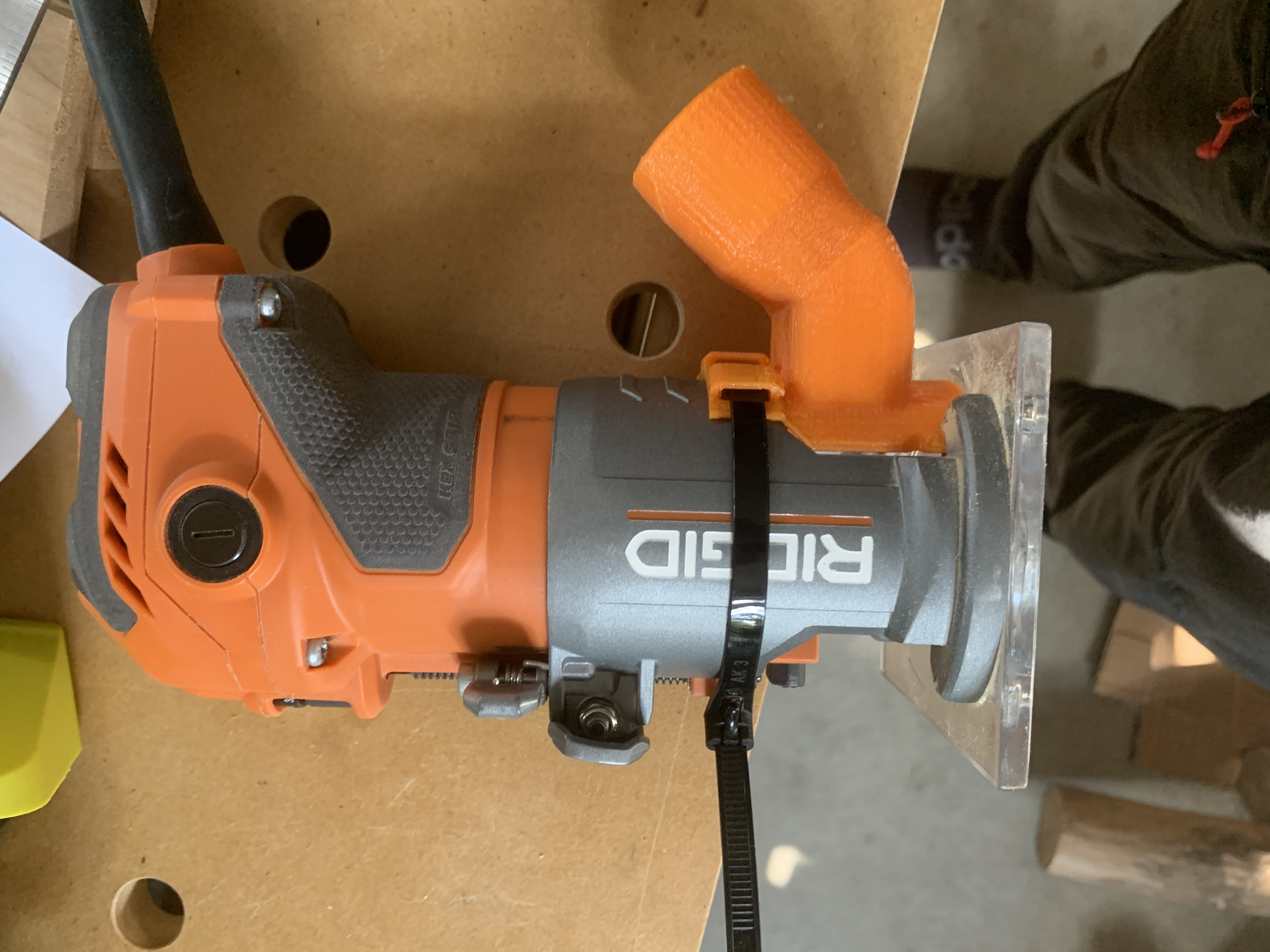 Ridgid Trim Router Vaccume Adapter