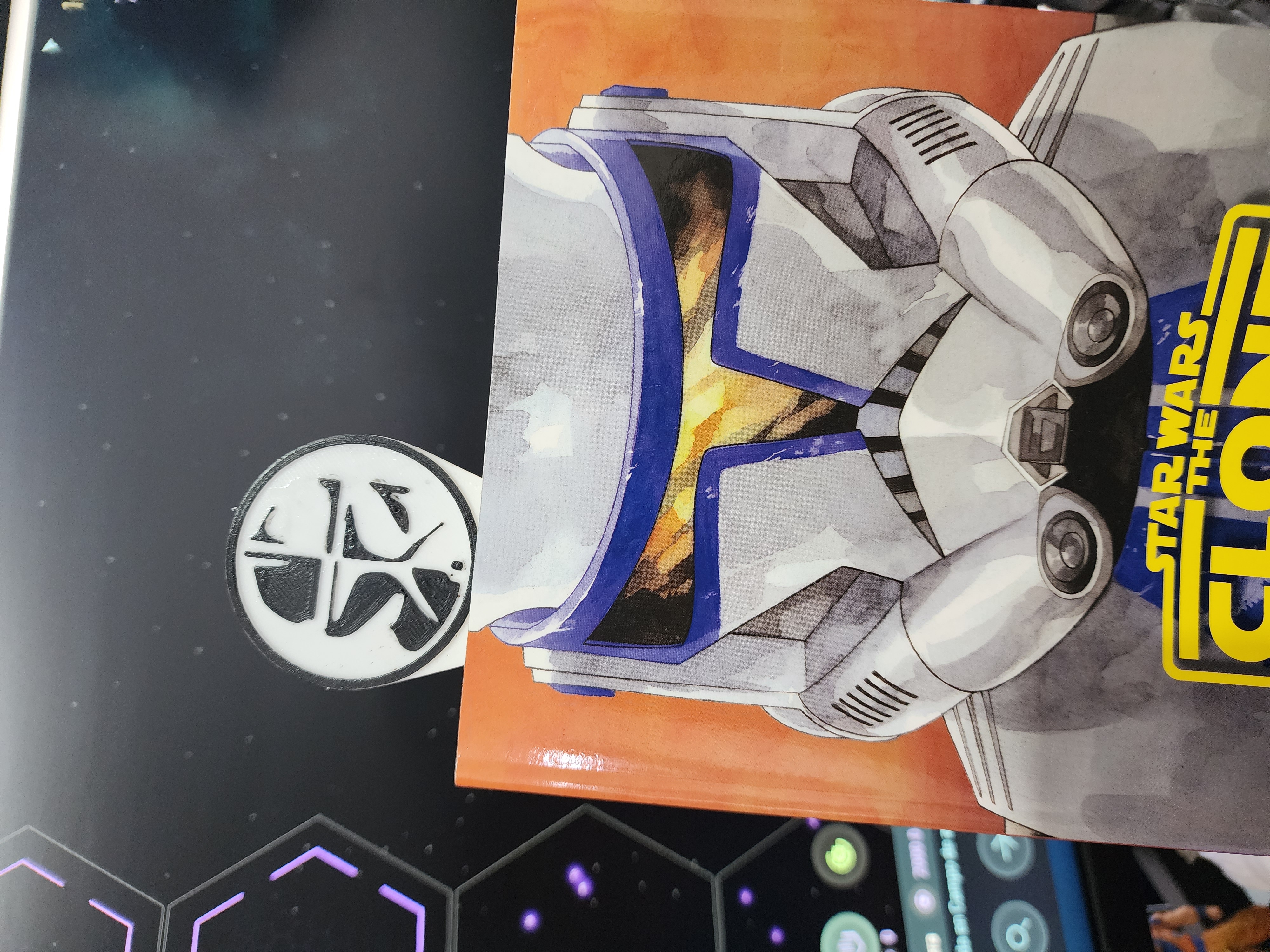 Separador de Libros Clone Wars