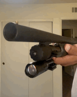 12 gauge Winchester Shotgun Flashlight Mount