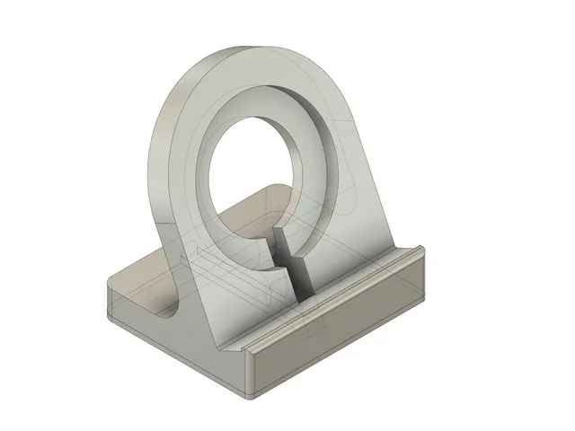 Basic MagSafe Stand for iPhone in Nightstand Mode