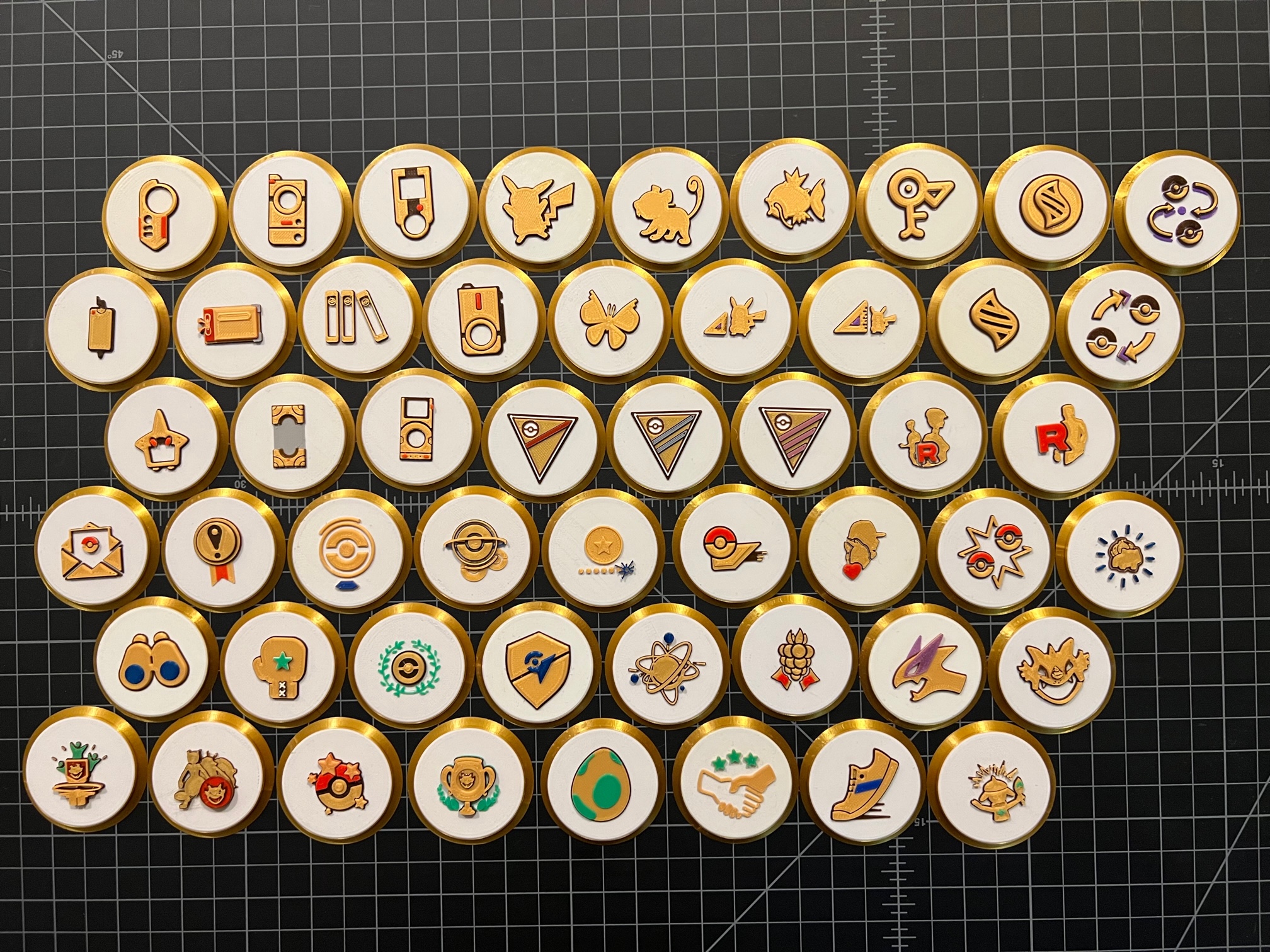Pokemon Go Achievement Medals