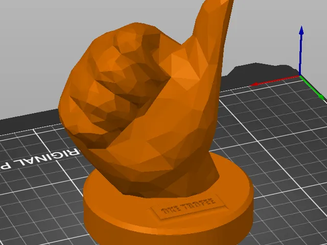 Thumbs up-trophy