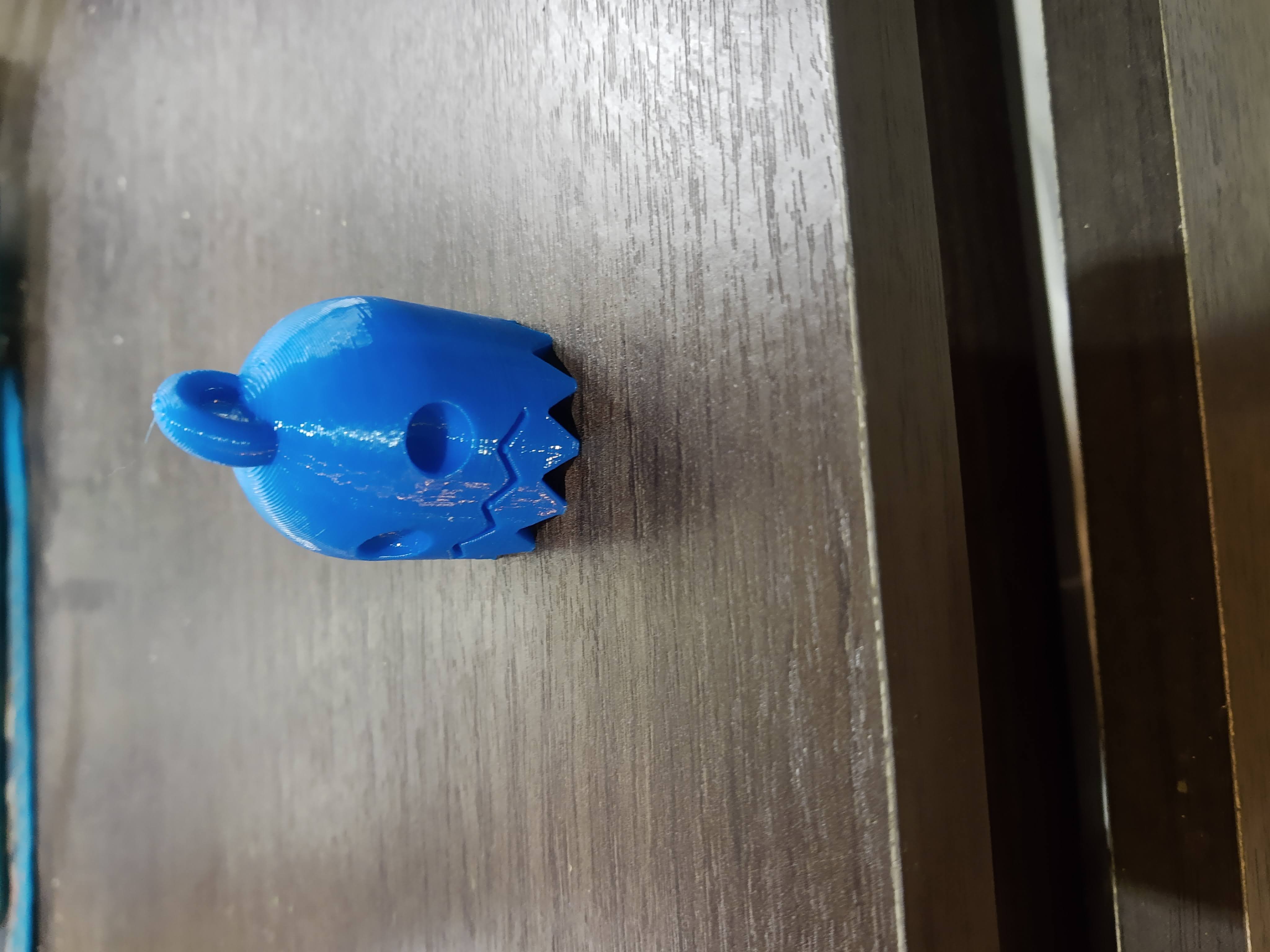 Pac-Man Ghost Remix Keychain / Remix Fantasma Pack-man