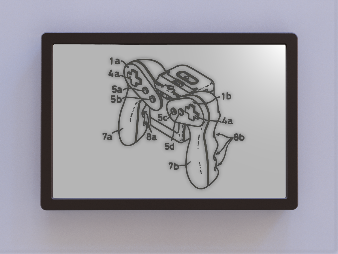 Virtual Boy Controller Patent Art