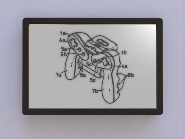 Virtual Boy Controller Patent Art