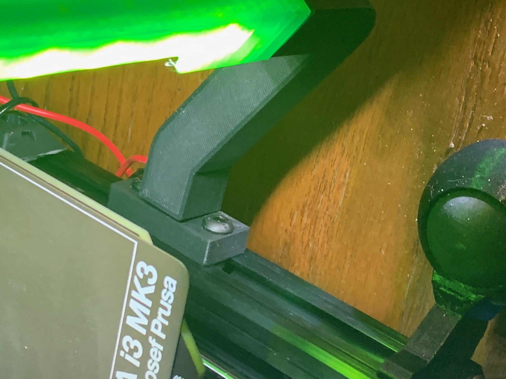 Vertical LED Light Bars Anchors for Prusa MK4 3D model thumbnail