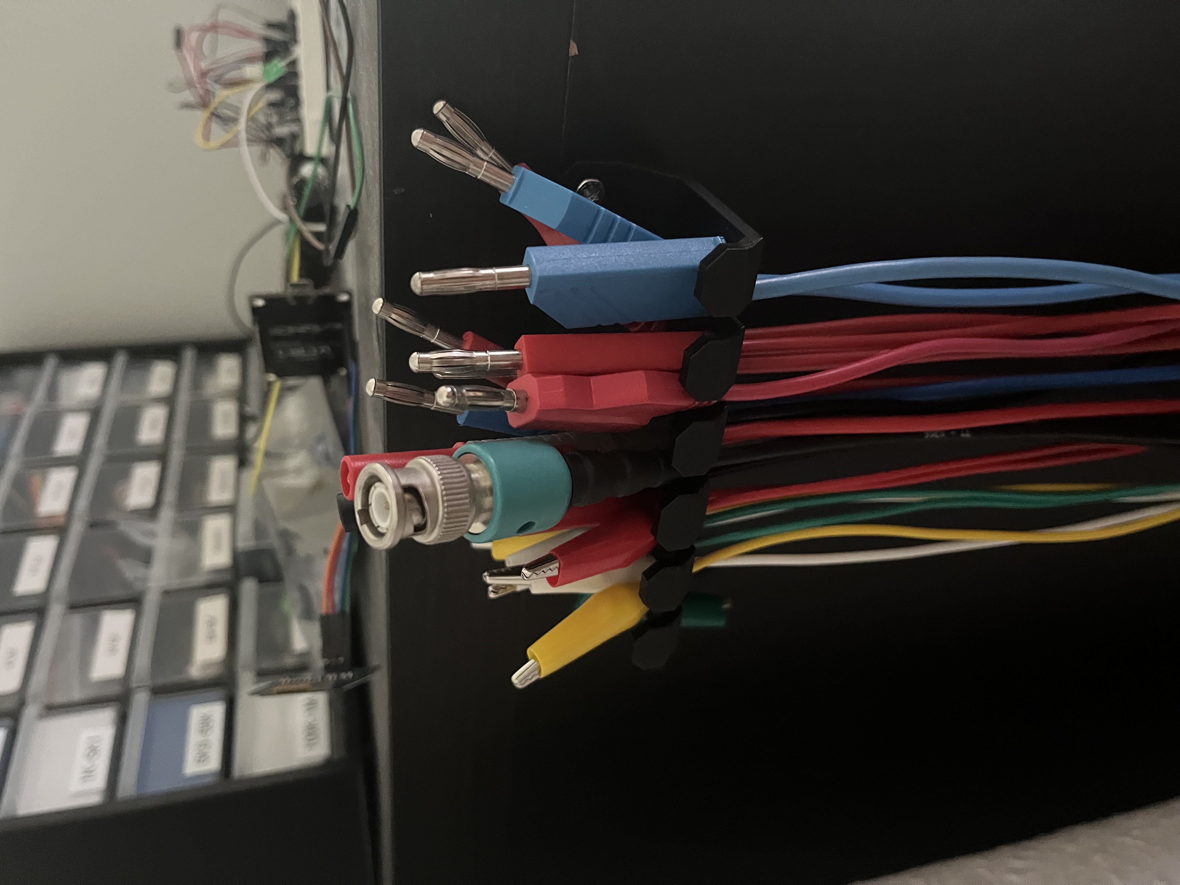 laboratory cable holder