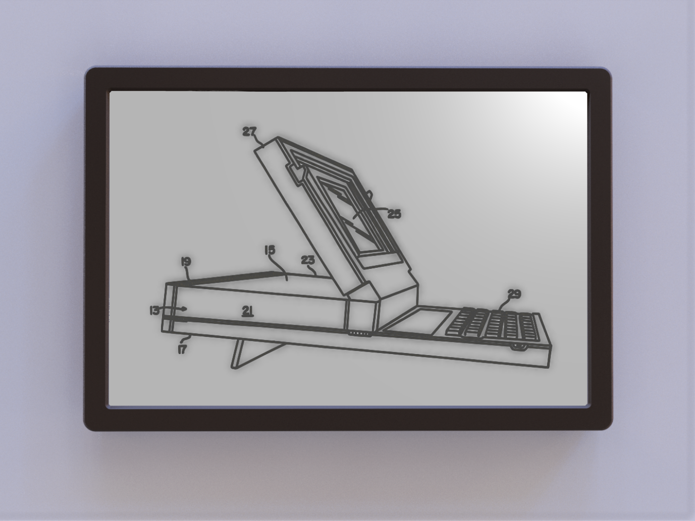 Tandy 200 Patent Art