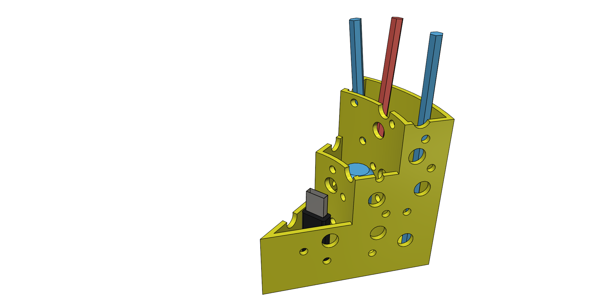 Pencil holder by redzc download free stl model printables