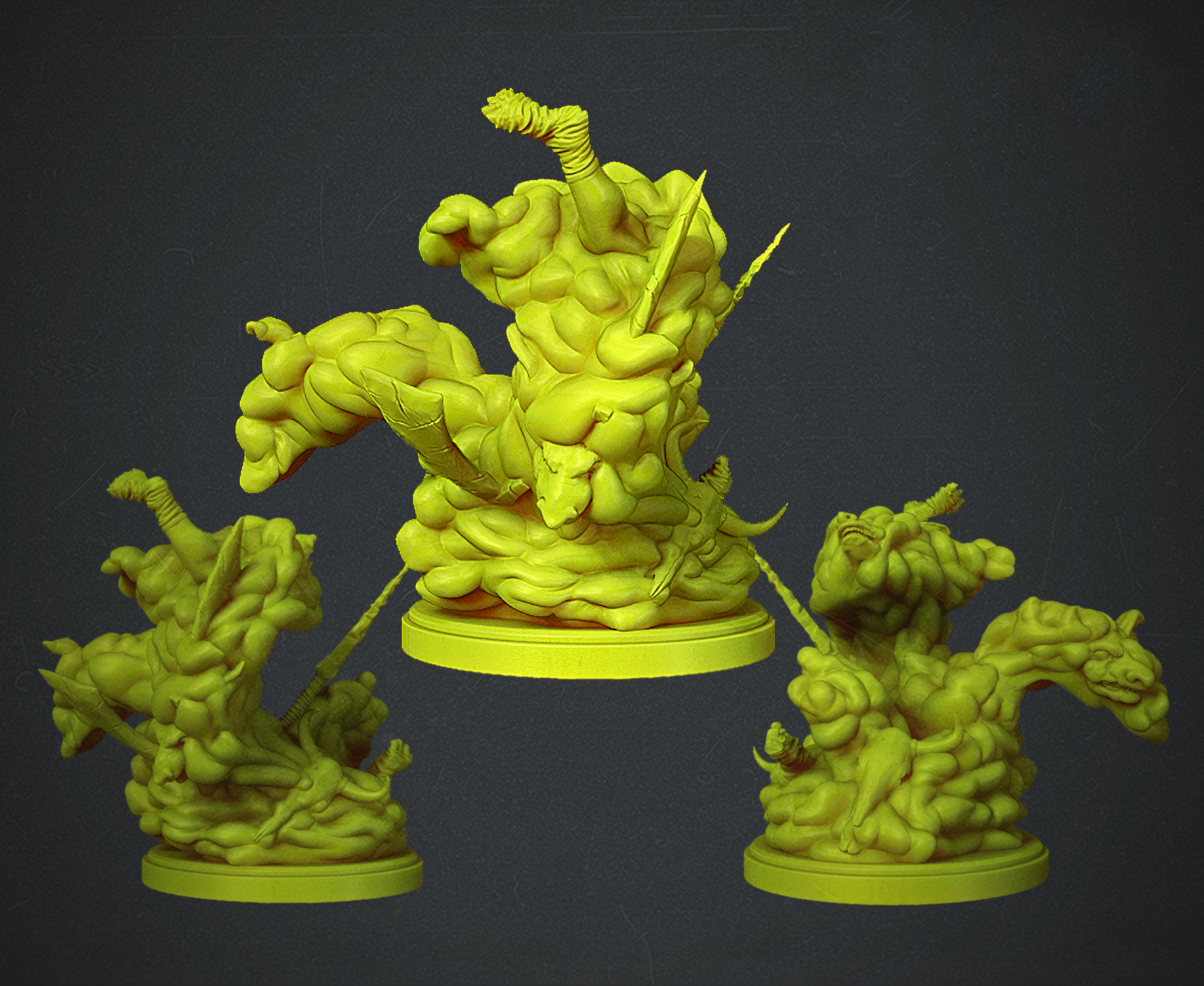 Jelly monster miniature