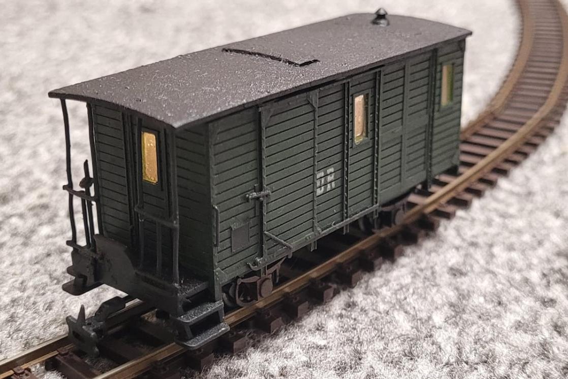 H0m 1000mm Wagen 99-01-85 NWE Nummer 154 (M 1:87)