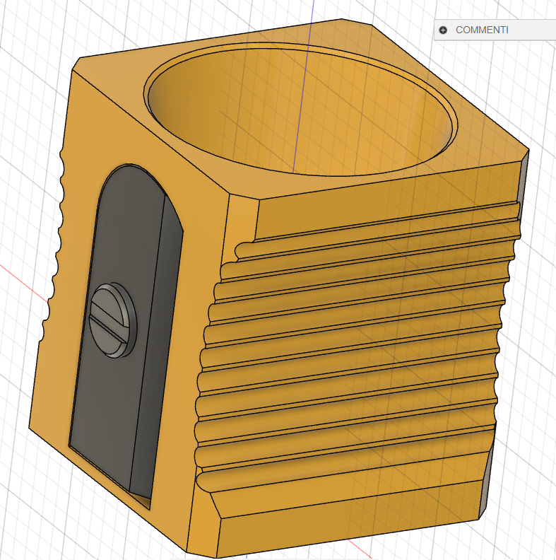 pencil holder in the shape of a pencil sharpener by TR59 Download