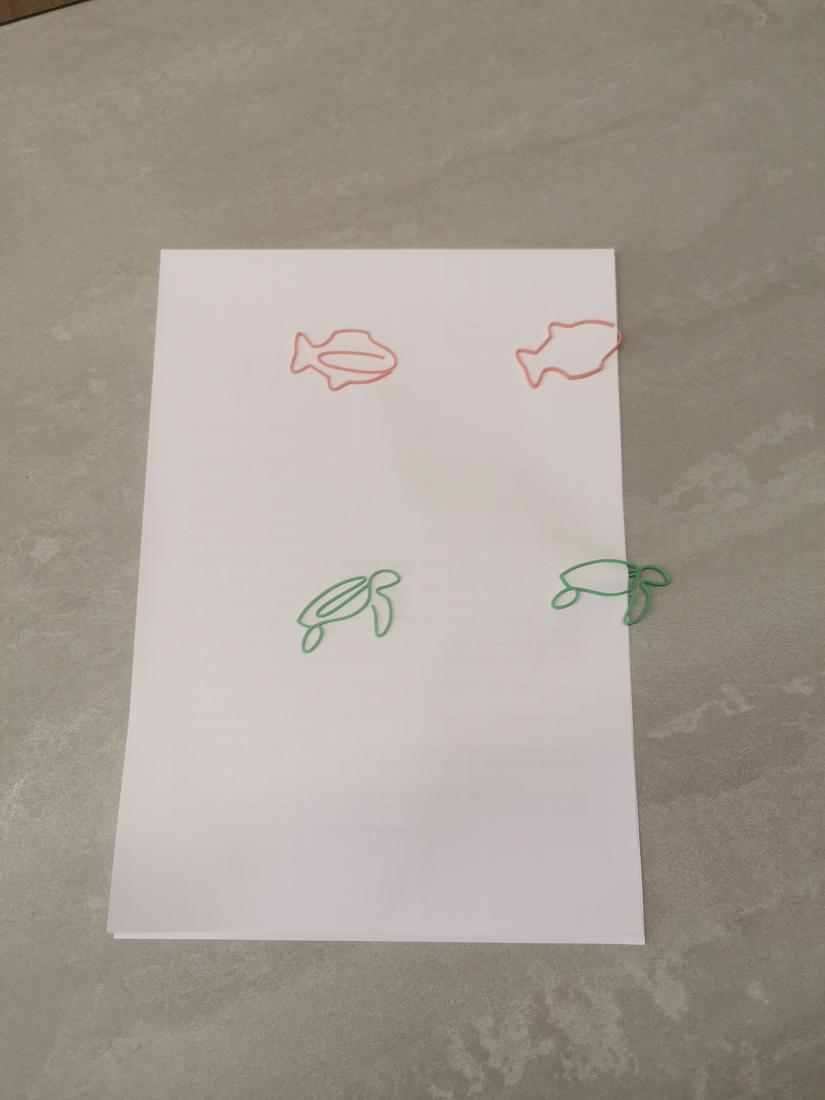 Miniatura 2 do modelo 3D Fishy paper clips