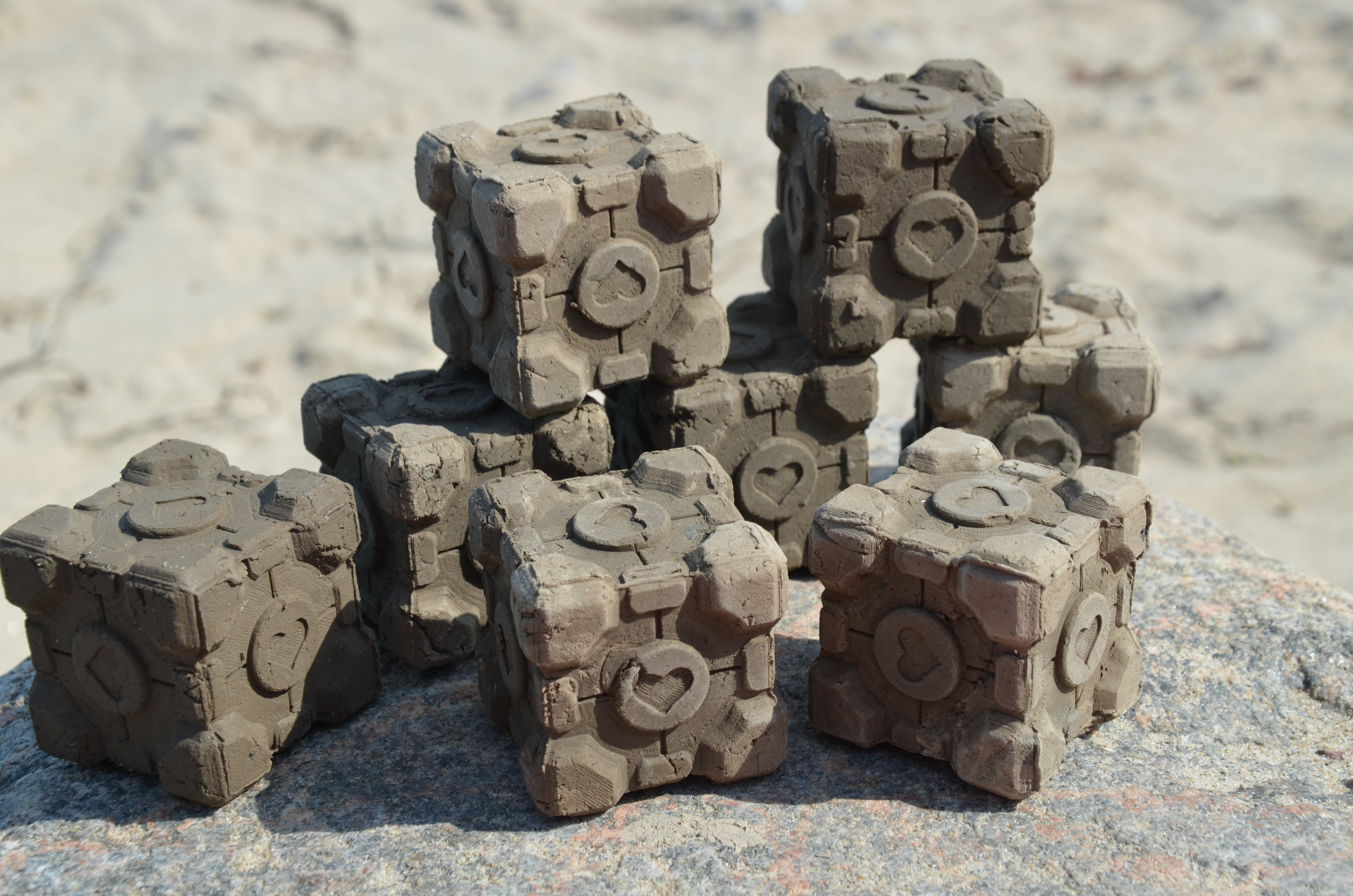 Miniatura 3 do modelo 3D Companion Cube mold