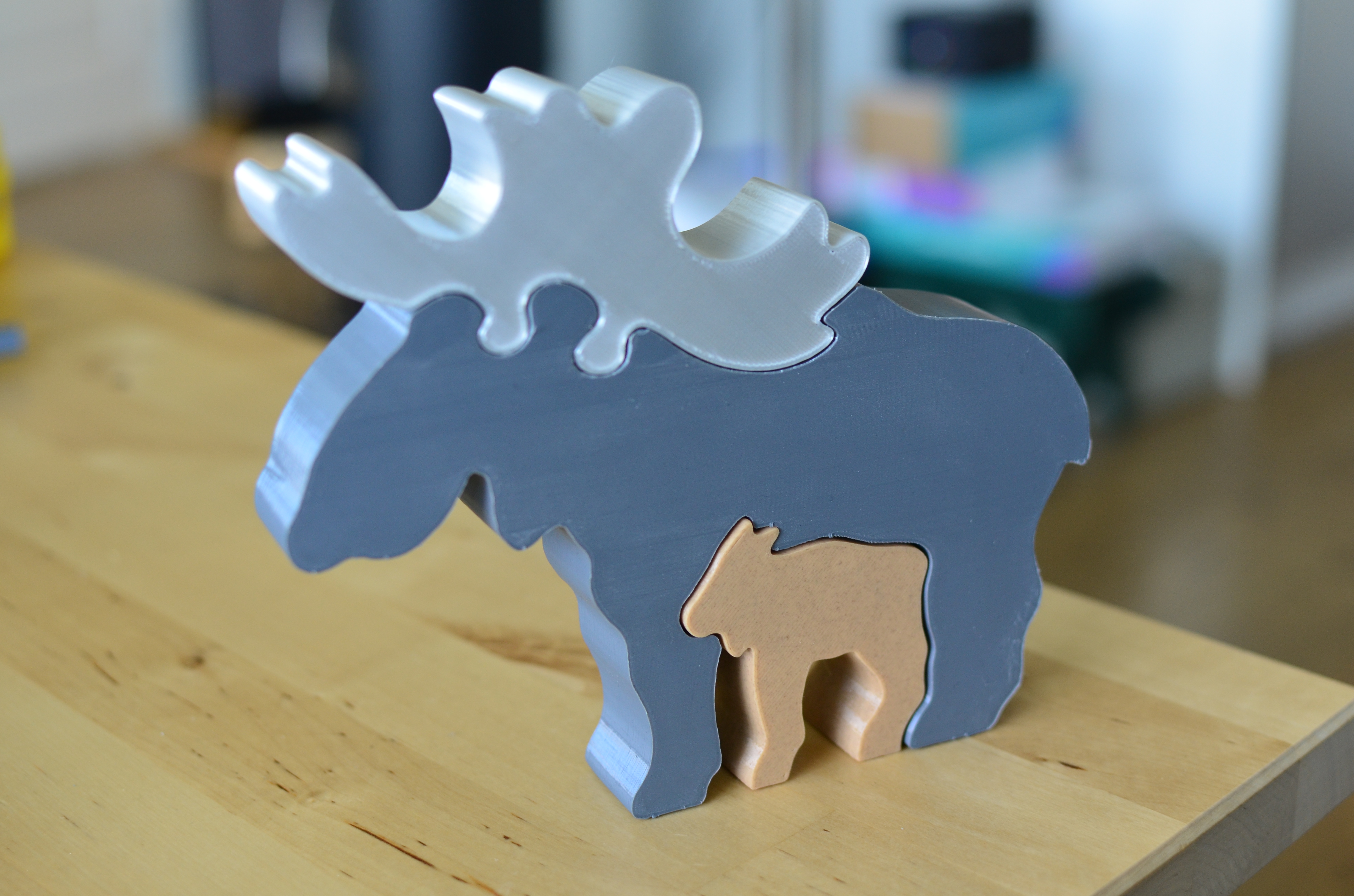 Decorative Moose Puzzle