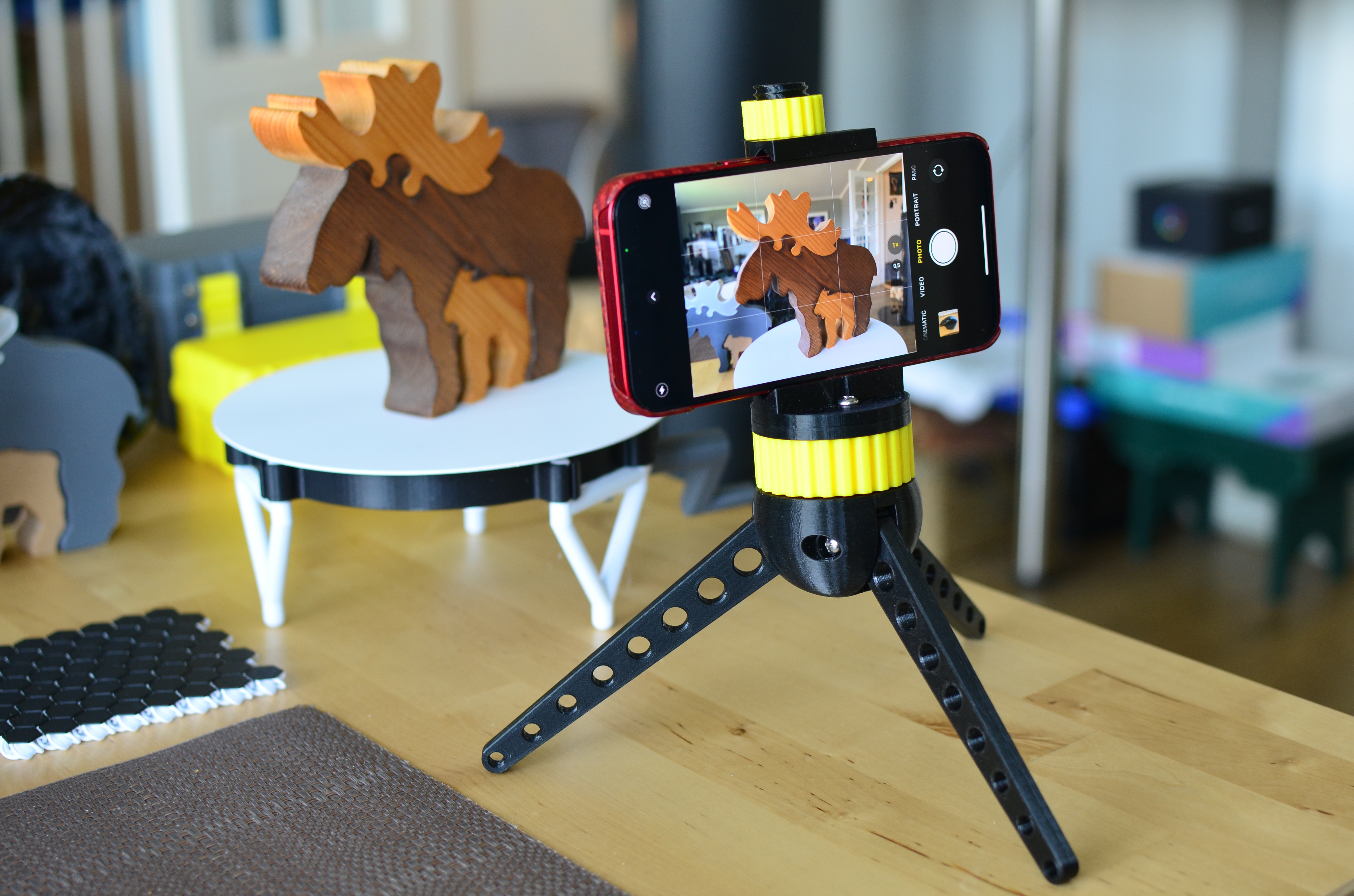 Miniatura 4 do modelo 3D Decorative Moose Puzzle