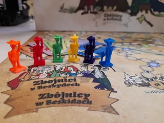 Figurky pro deskovou hru "Zbojníci v Beskydech"