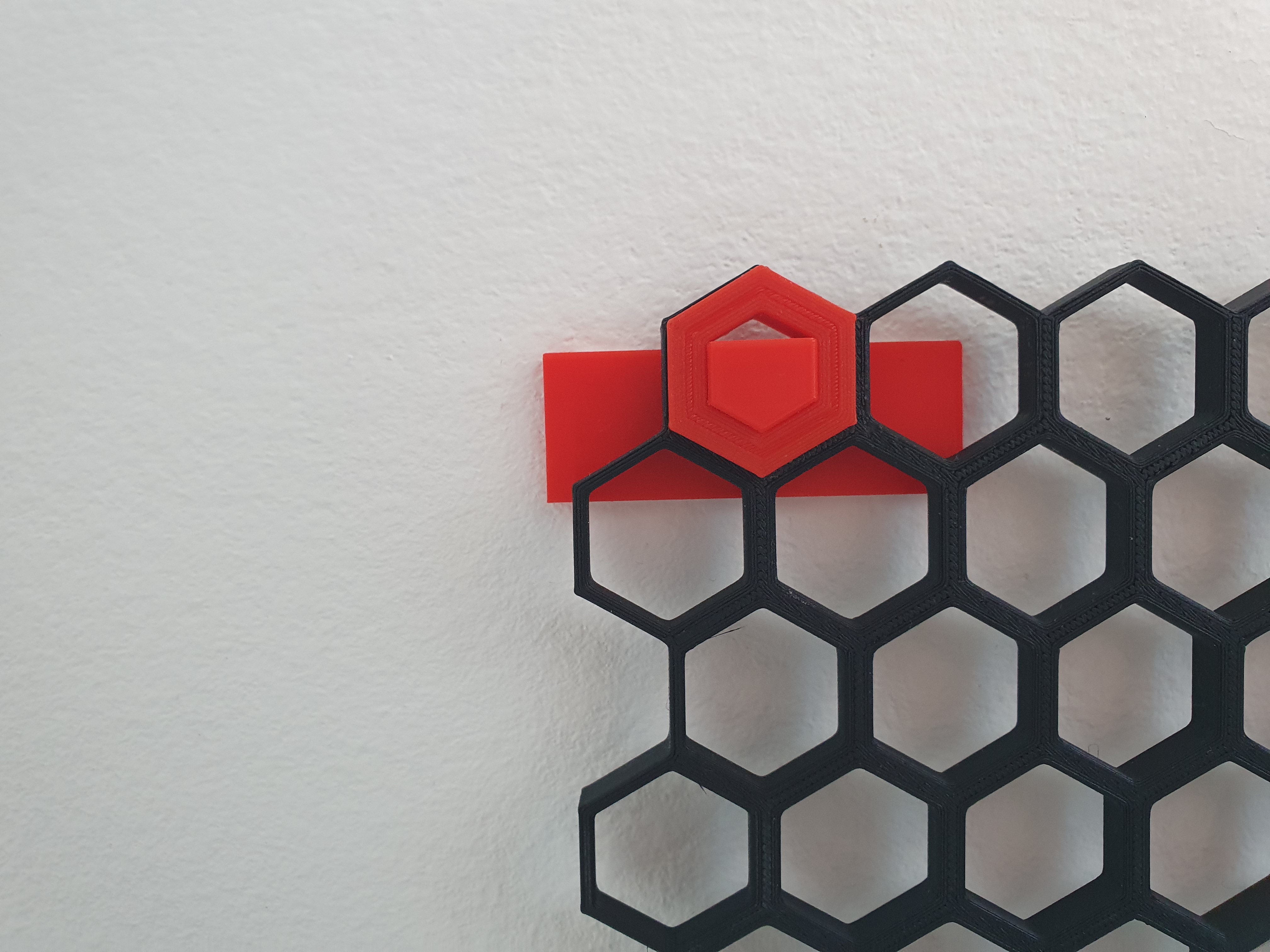 Tesa Powerstrips Large / Small mount for Honeycomb Storage Wall