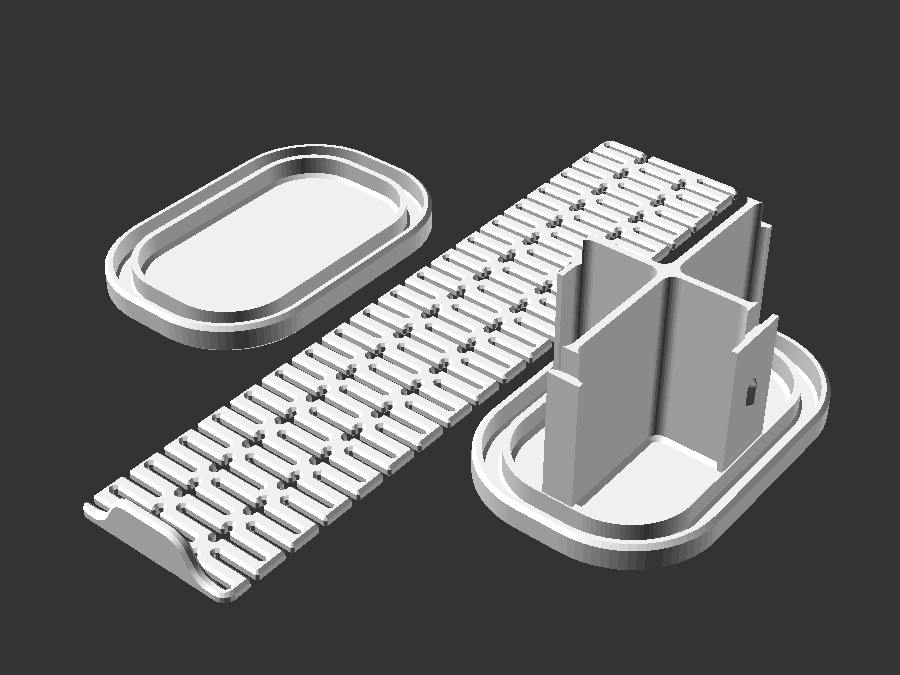 Miniatura 5 do modelo 3D Roller shutter pill dispenser