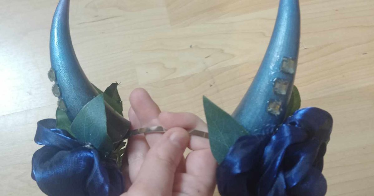 anime Cosplay horns 2 by Karra_cos Download free STL model