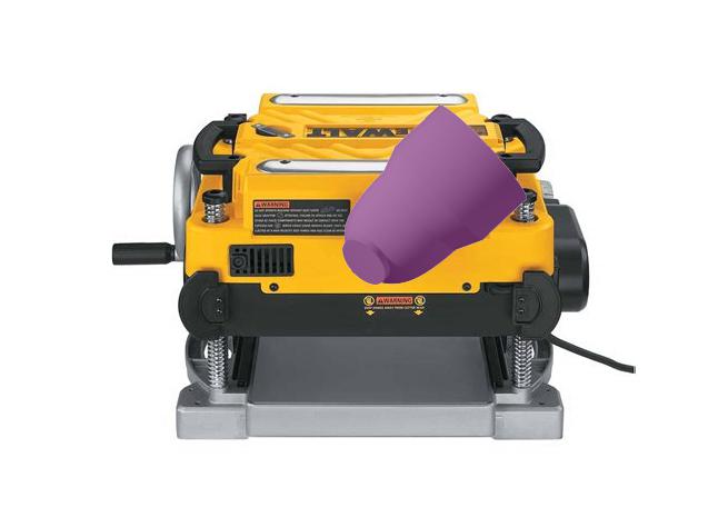 vacuum adapters for DW735 Dewalt planer all common hose sizes