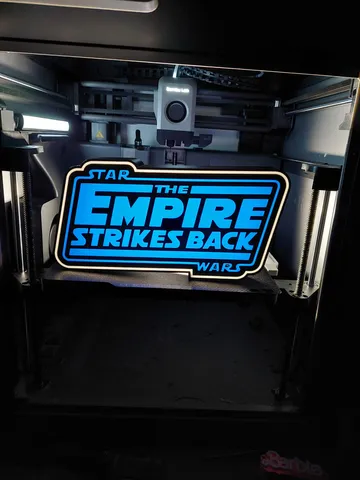 Empire Strikes Back LED light box