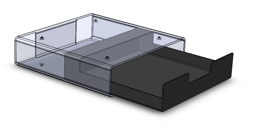 parametric under desk drawer
