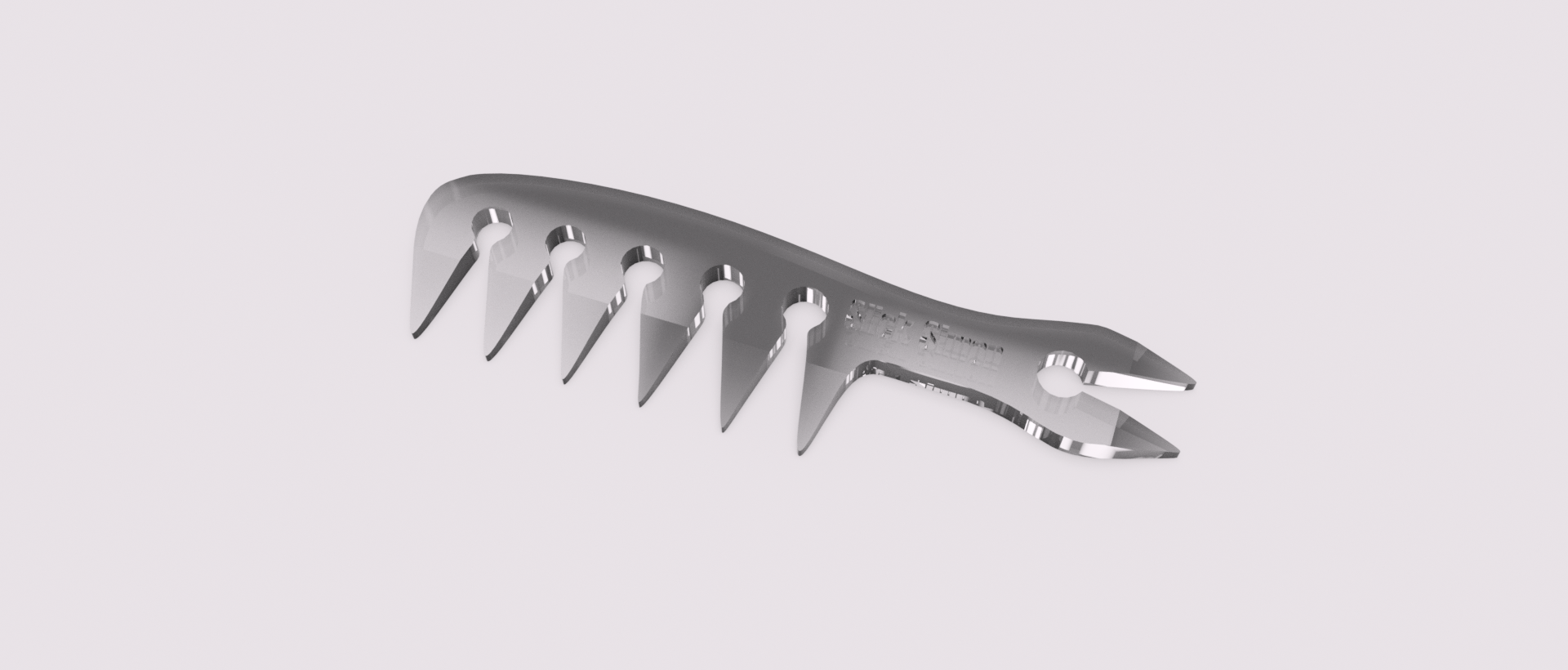 Miniatura 3 do modelo 3D Texturizing Hair Comb