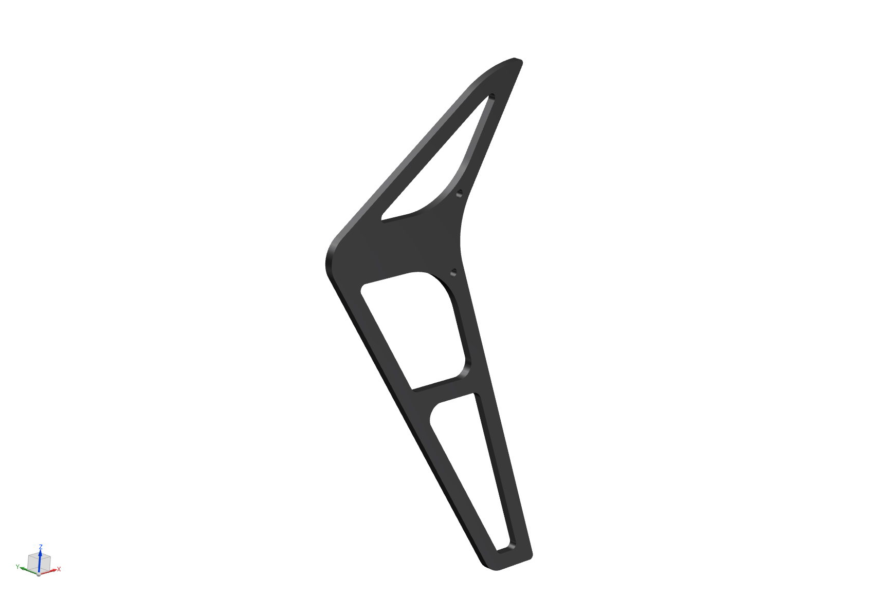 Thunder Tiger Raptor E550/E620 Seitenleitwerk/Heckfinne | Vertical stabilizer fin