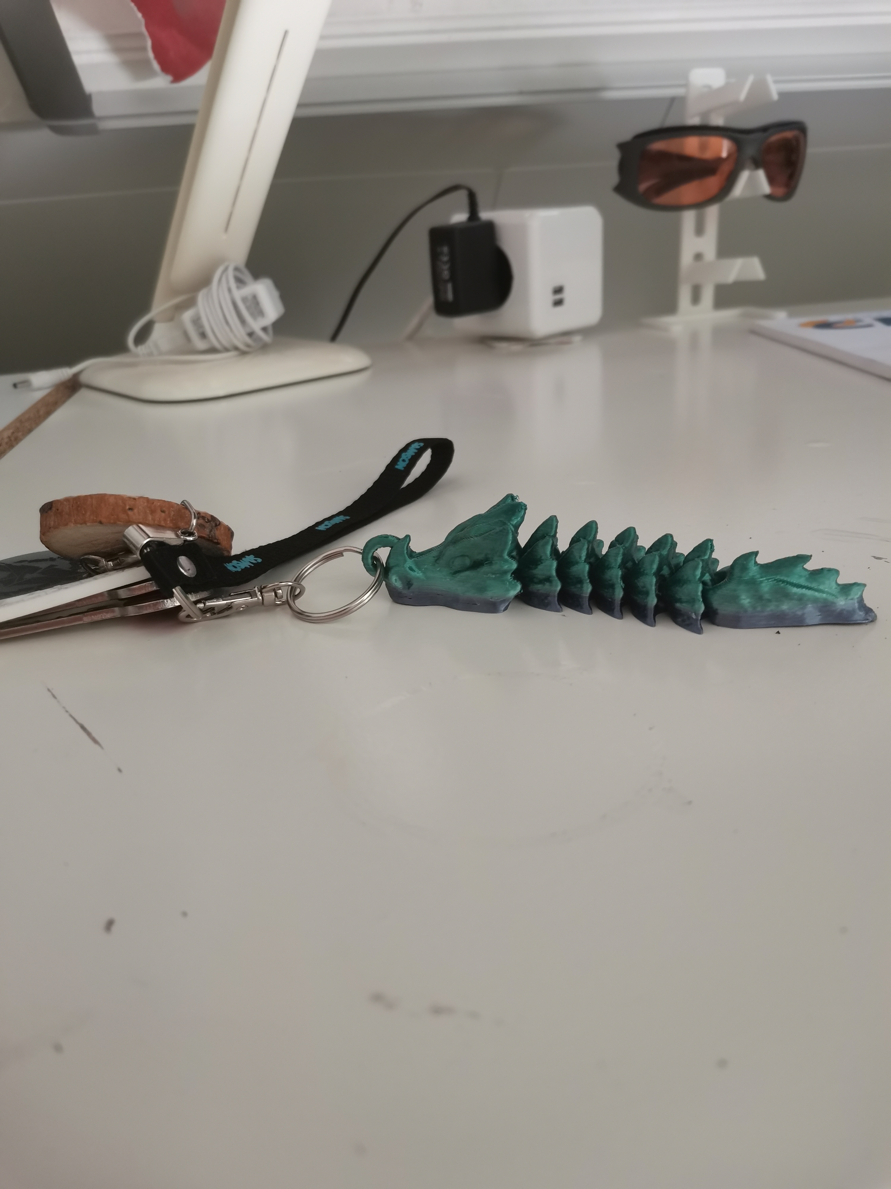 Bone dragon keychain by liam3dprints download free stl model