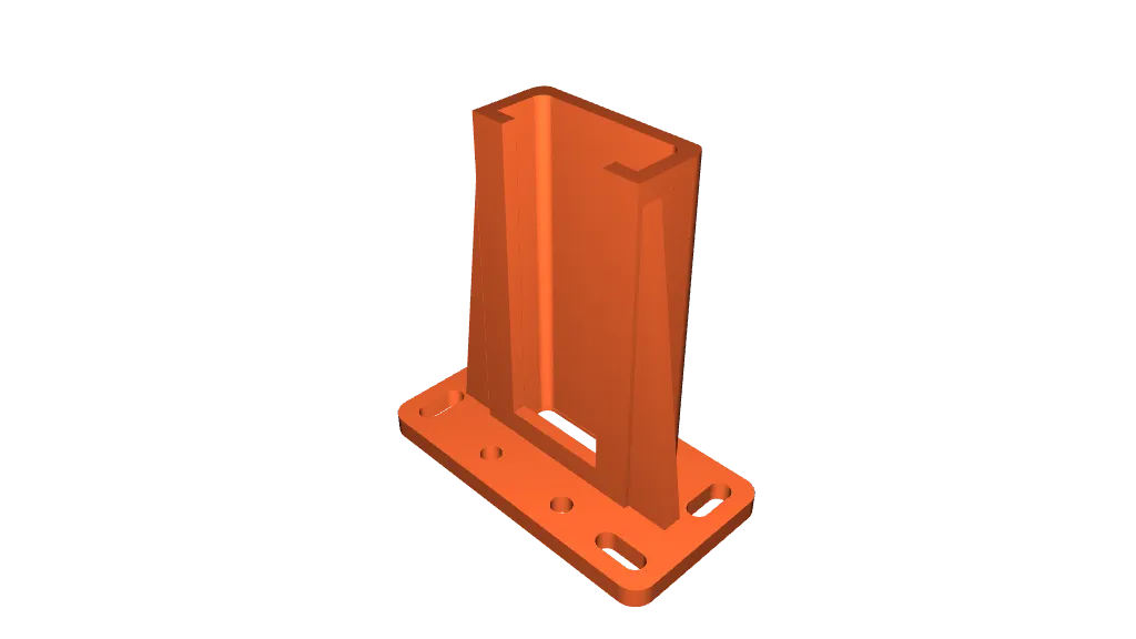 Rear Socket for Drawer Track by faultedlogic | Download free STL model ...
