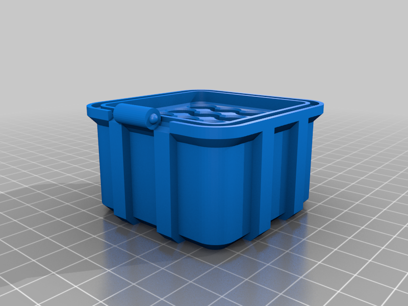 Miniatura 3 do modelo 3D AAA Battery Storage Box