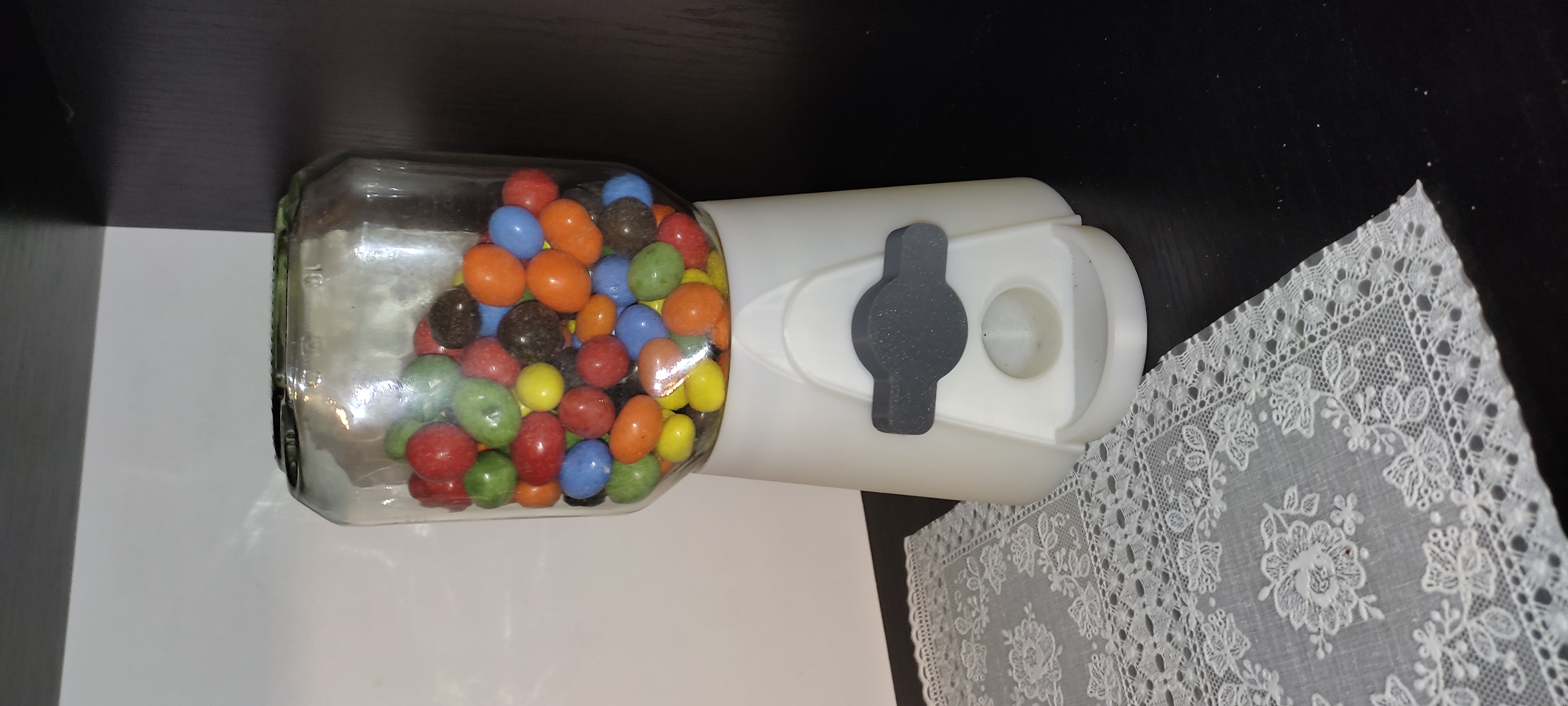 Simple Nutella Jar Candy Machine