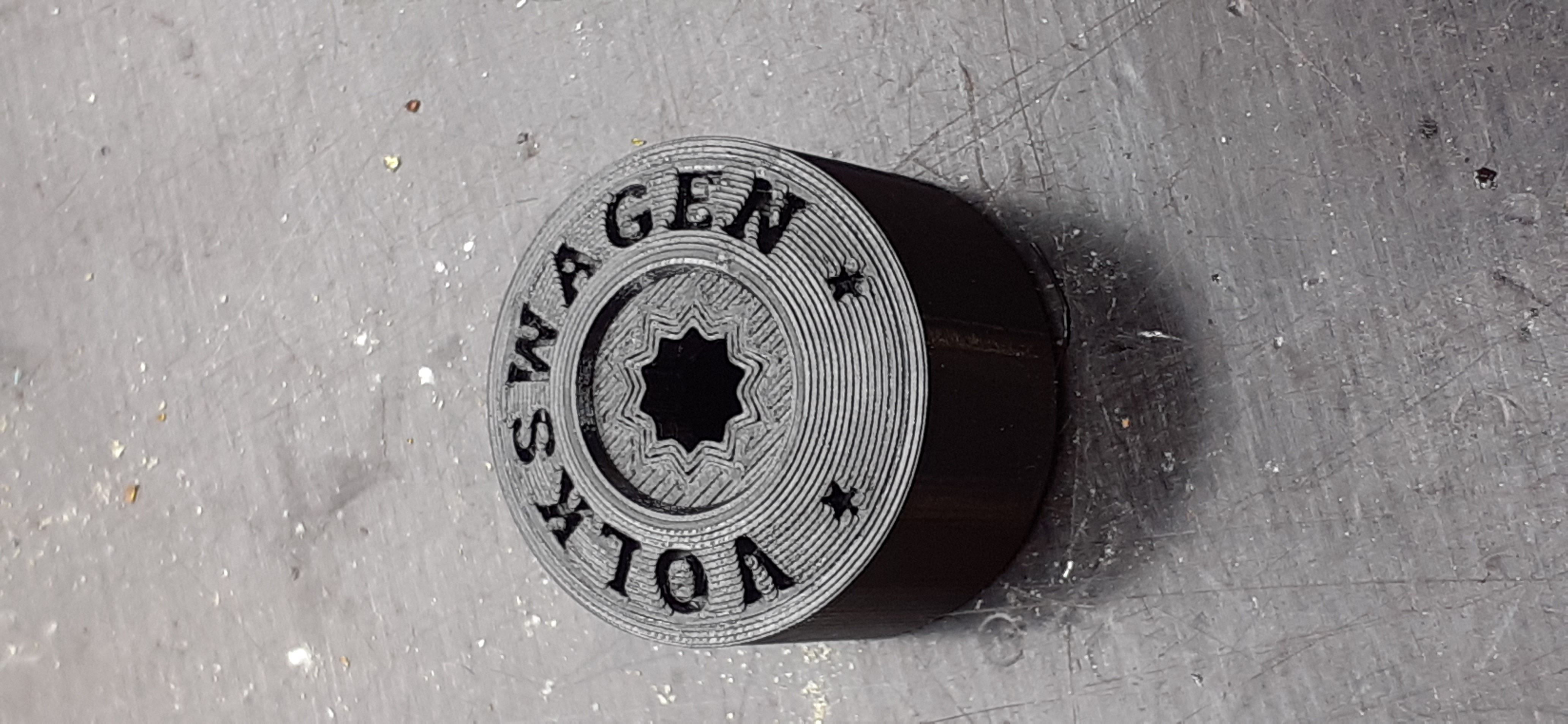 VW screw head cap