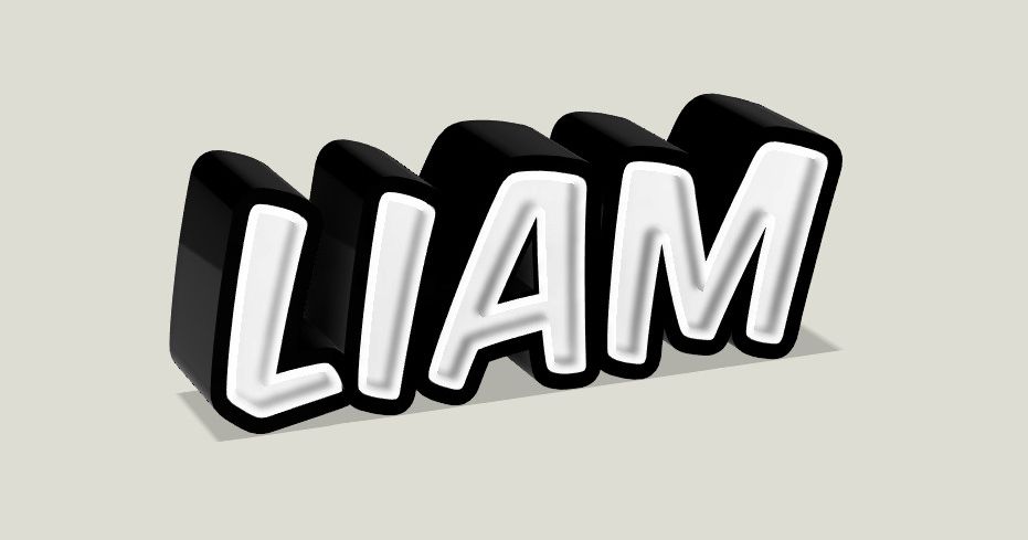 Liam Nameplate By Dickf 